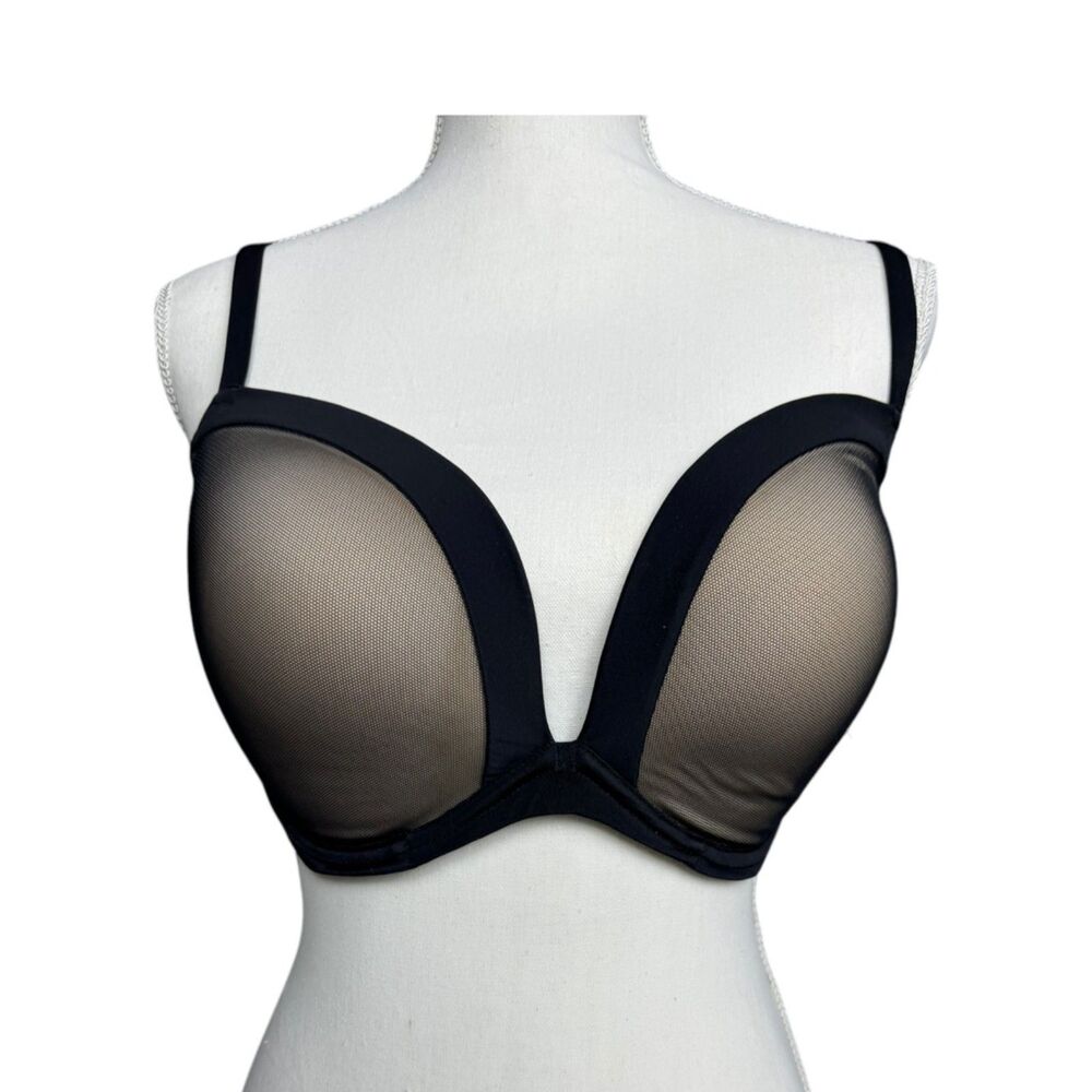 Le Mystère Infinite Possibilities Plunge Convertible Bra Women's Size 32G